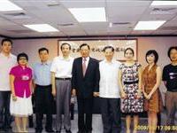江丙坤接見南京標草書法家
