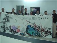 兩岸筆会深博揮毫
