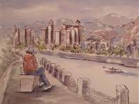 史瑛行旅速写习作上海展品