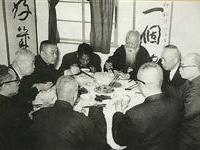 国史馆藏旧粥照于右任杨森