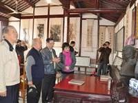 全粥三長謁常州吳稚暉故居