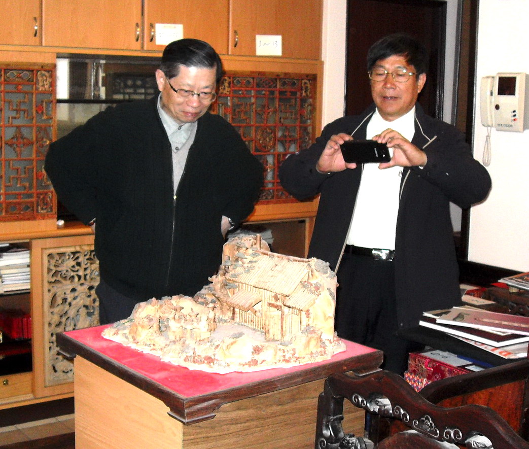 吴良斌交趾陶作品粥会雅集