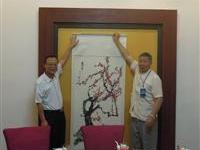 刘达运画梅作春华永志湖湘