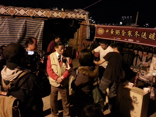 总长接受原住民电视台采访