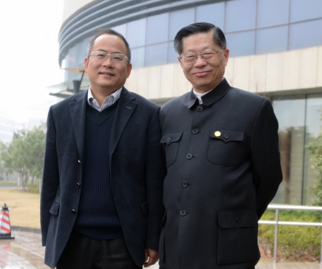 与董贵波副市长在浙江大学