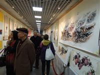 梅画大师刘达运中将观马画