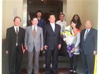 连战喜临台北市陆军联谊厅