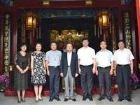詹春柏拜访天津敕建天后宫
