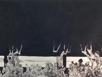 采風堂主作水墨画北淡捷运