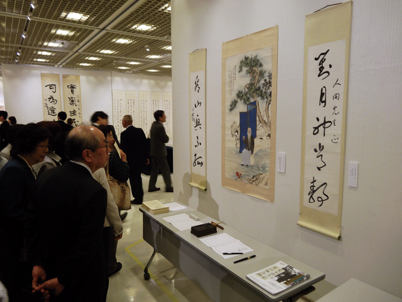 日本于右任逝世紀念展熱場