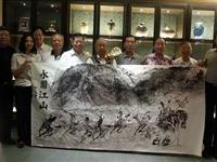 合作画永固江山图提前亮相