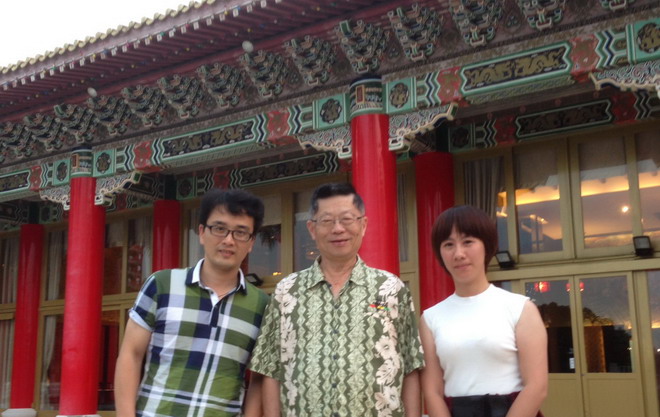 为庆贺团在圆山大饭店洗尘