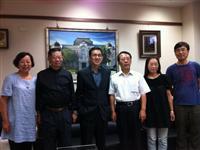 陆炳文邬大光访台湾文学馆