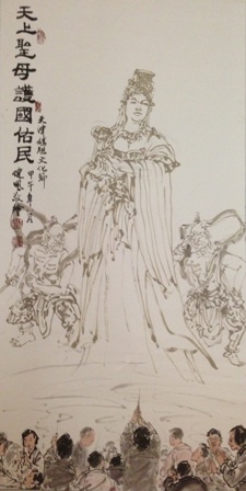 信奉妈祖的唐健風近作參展