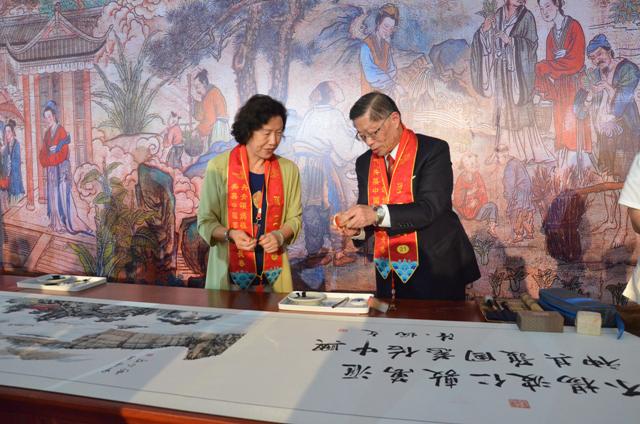 两岸共绘百米长卷贊颂妈祖