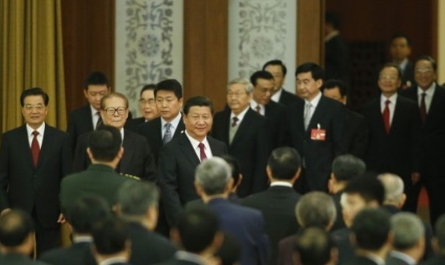 习近平江澤民胡锦涛都岀席