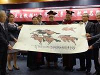 李奇茂與輔大同庚雙慶九十