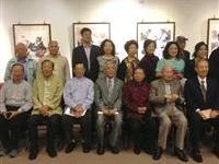 粥友百人书画参加埔光联展