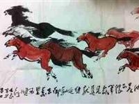 李奇茂参展八骏图头角峥嵘