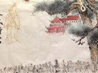 唐健风彭明德陈光清合作画