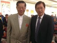 刘兆玄陆炳文合摄于国父馆