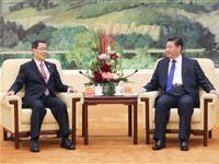 习近平会见萧万长交换意见