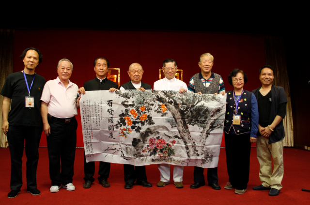 丁之发八秩华诞献合绘祝寿