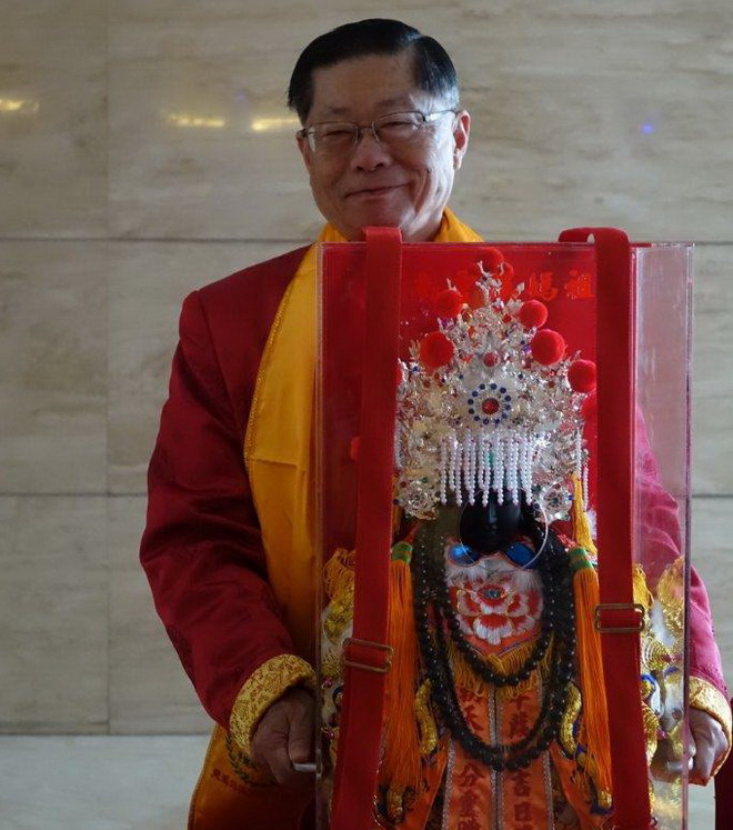 妈祖分灵苍南陆炳文亲迎驾