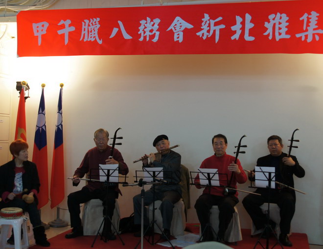 粥会和谐乐团丝竹琴韵合拍