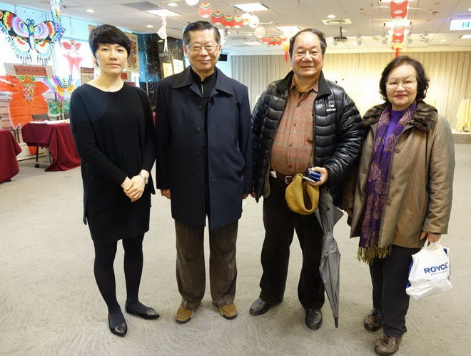访视台北101中华艺术馆展