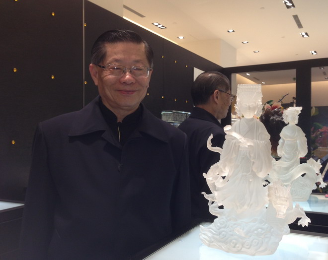 杨惠跚作慈光安澜妈祖圣像