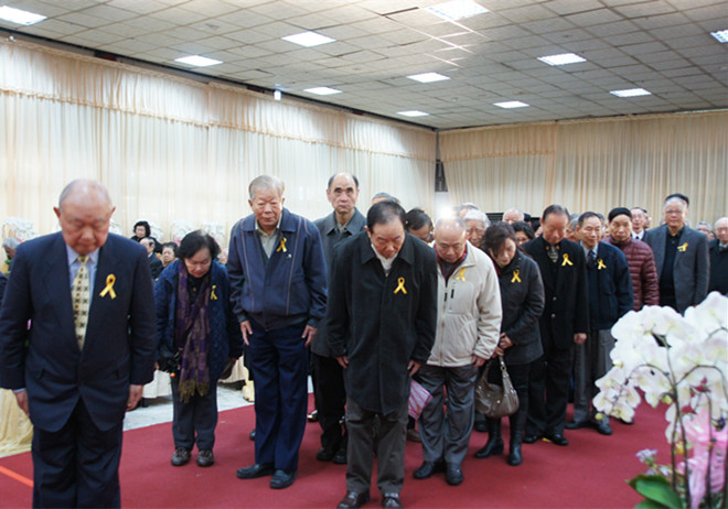 粥友代表公祭蔡鼎新告别式