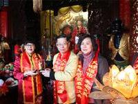 祭告大妈金身妈祖起驾回台