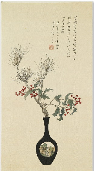 旧王孙绘笔下岁时清供妙意