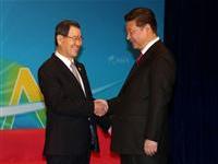 萧万长习近平开幕前先会面