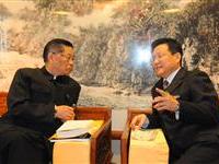 与民革陕西省委会主委会谈