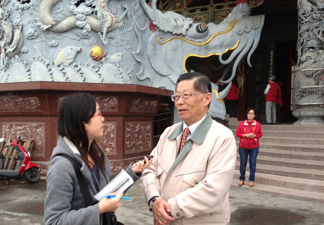 受访强调巡礼妈祖庙近三十