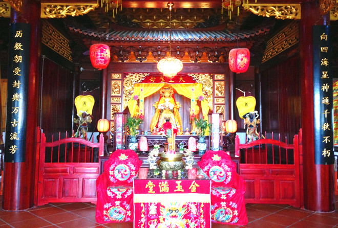梁启超昔赞颂妈祖联句重现