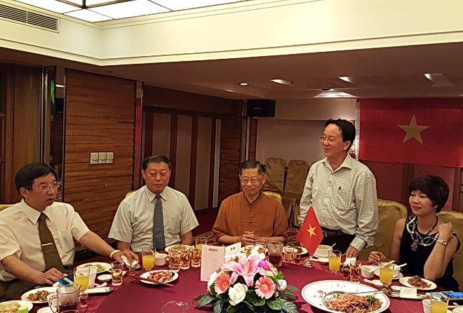 越南前外交部长阮南和莅台